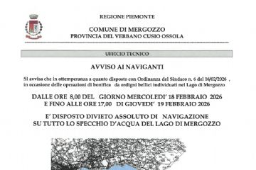 Avviso ai naviganti 18-19 febbraio 2026